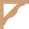 Ekena Millwork Funston Block Smooth Bracket, Western Red Cedar, 5 1/2"W x 46"D x 46"H BKT06X46X46FST05SWR - alternate 4